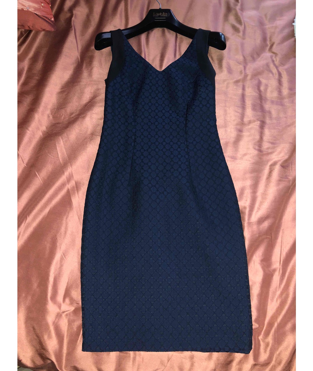 TRUSSARDI Темно-синее платье, фото 5