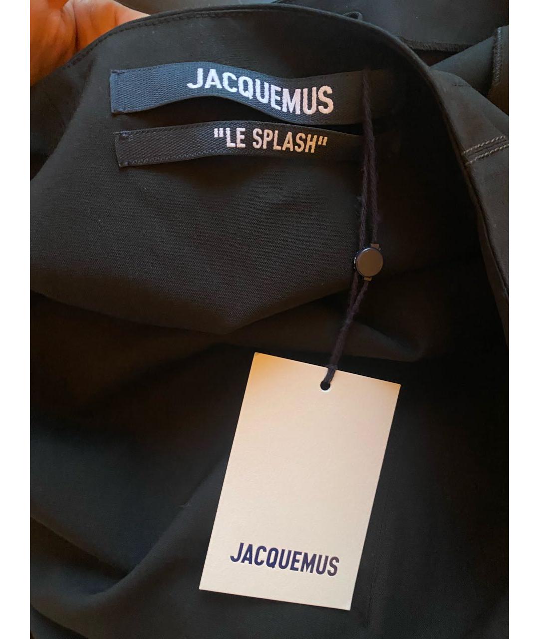 JACQUEMUS Черное повседневное платье, фото 6