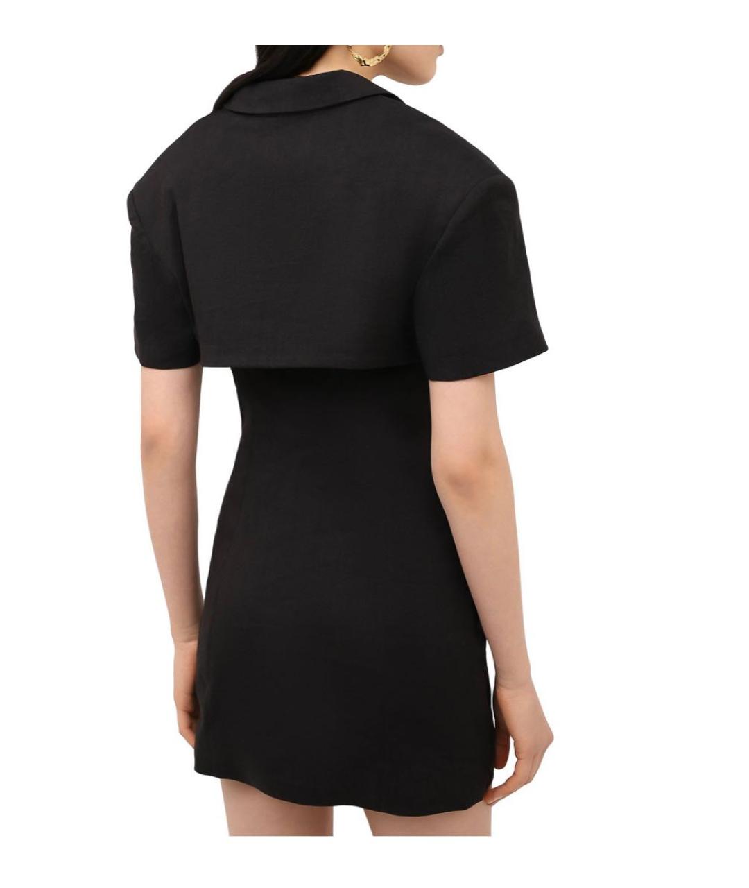JACQUEMUS Черное повседневное платье, фото 4