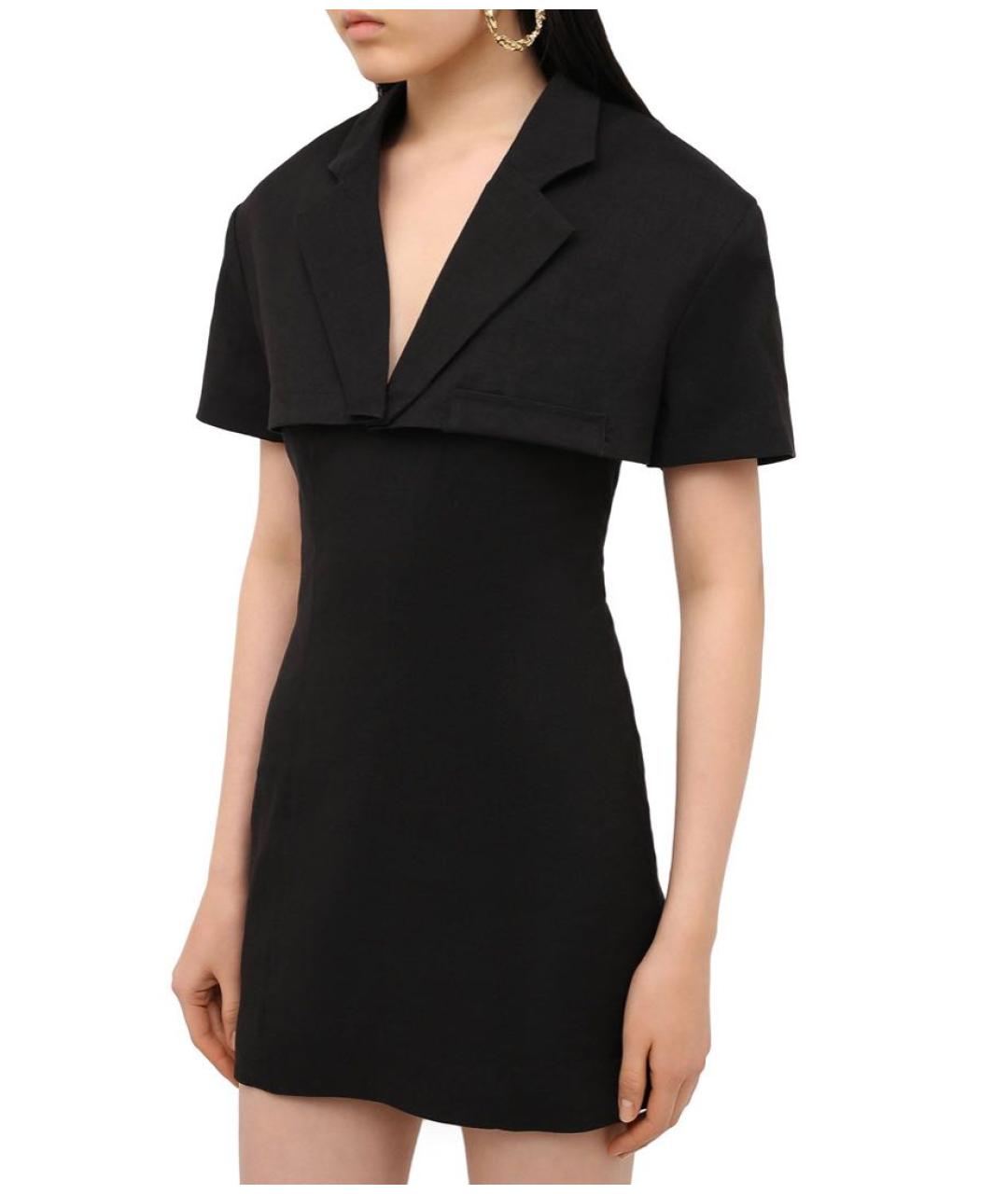 JACQUEMUS Черное повседневное платье, фото 3