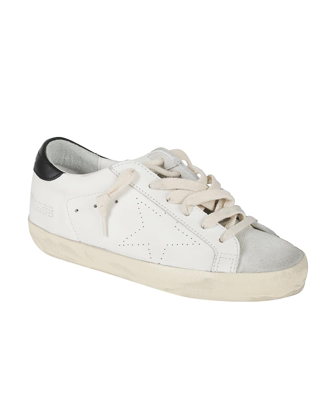 GOLDEN GOOSE DELUXE BRAND Белые кожаные кеды, фото 2