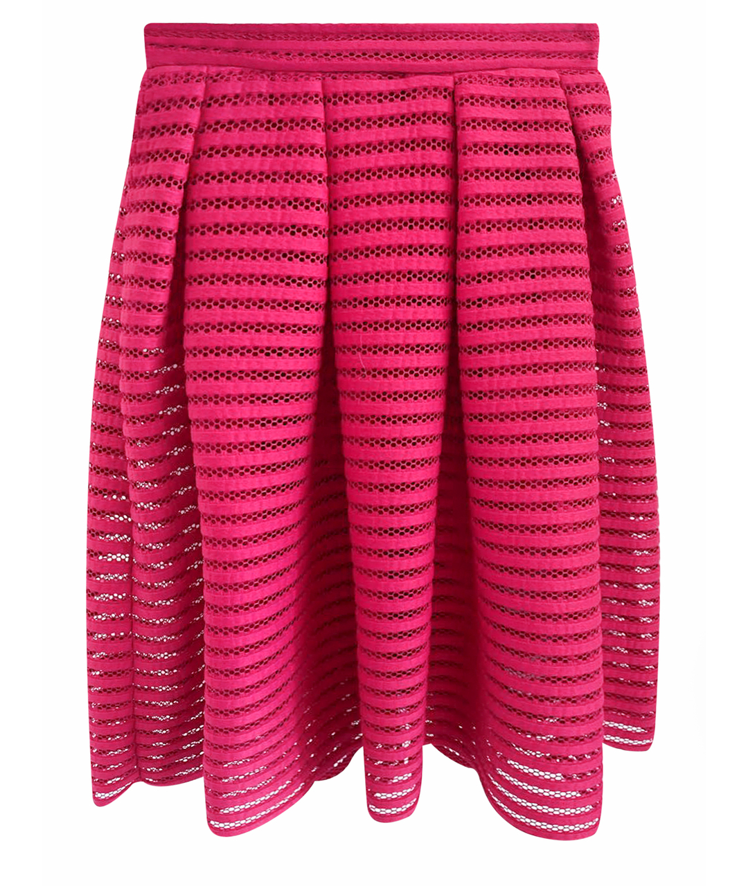MAJE Розовая вискозная юбка миди, фото 1