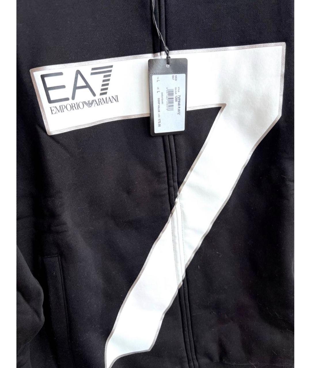 EA7 Черный спортивный костюм, фото 8