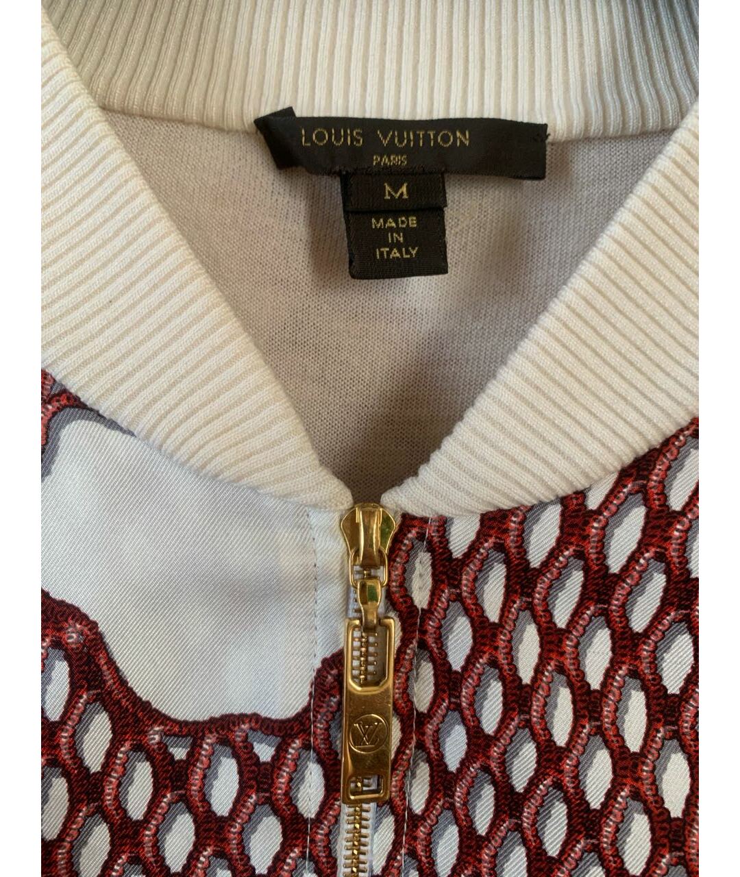 LOUIS VUITTON PRE-OWNED Бежевый шелковый джемпер / свитер, фото 3