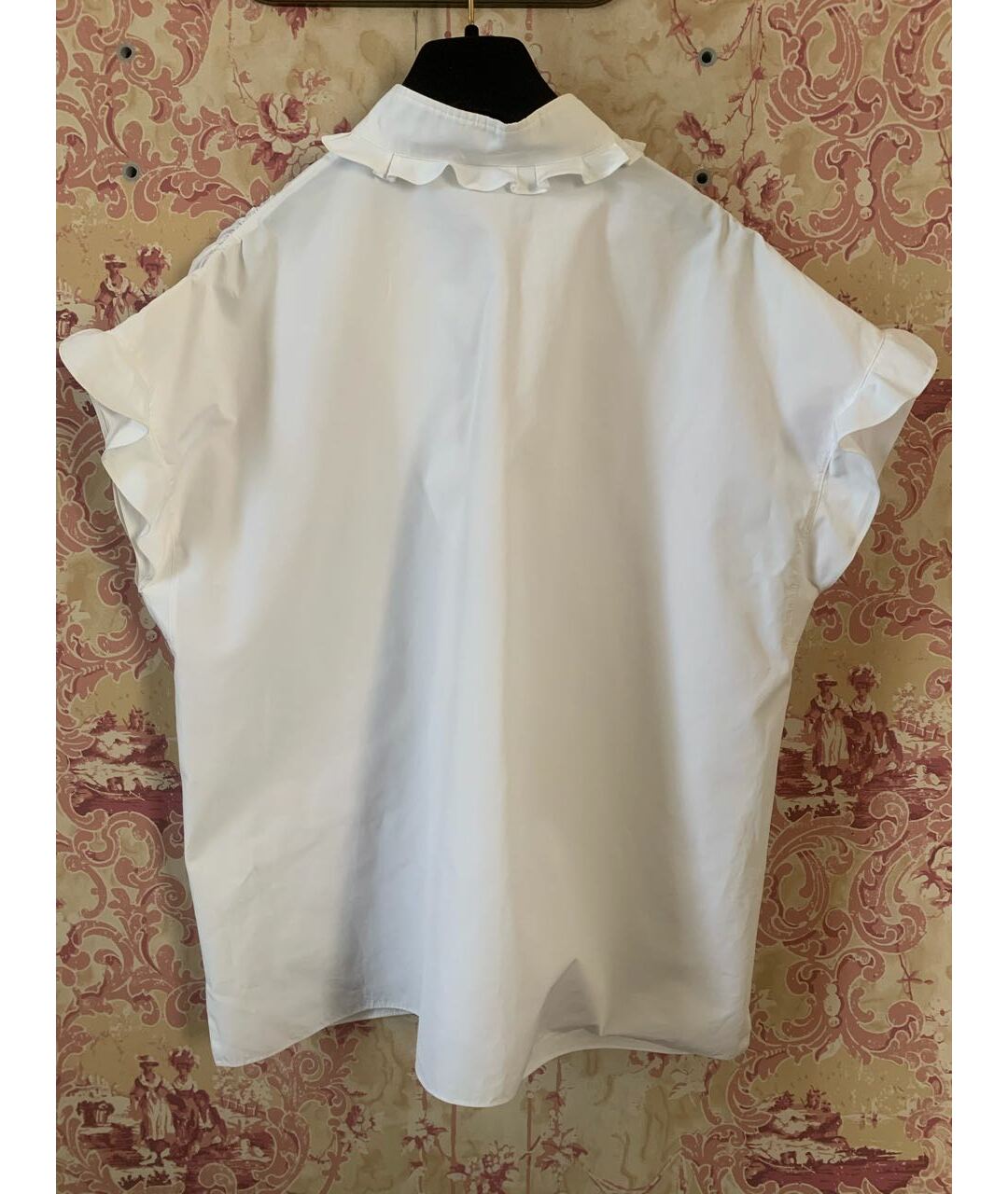 LOUIS VUITTON PRE-OWNED Белая твидовая рубашка, фото 2