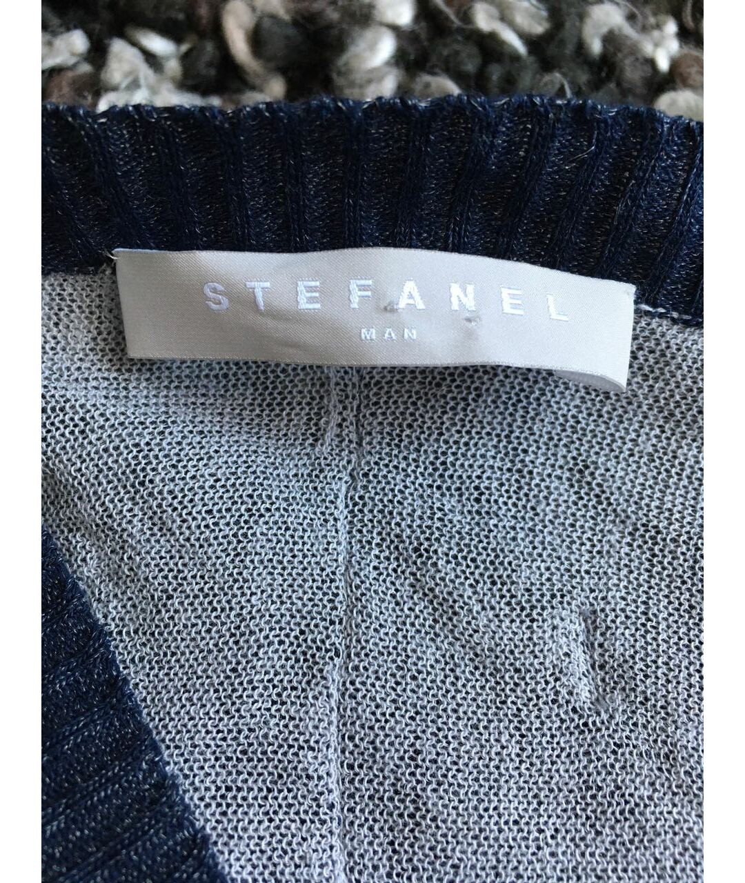 STEFANEL Темно-синий джемпер / свитер, фото 3