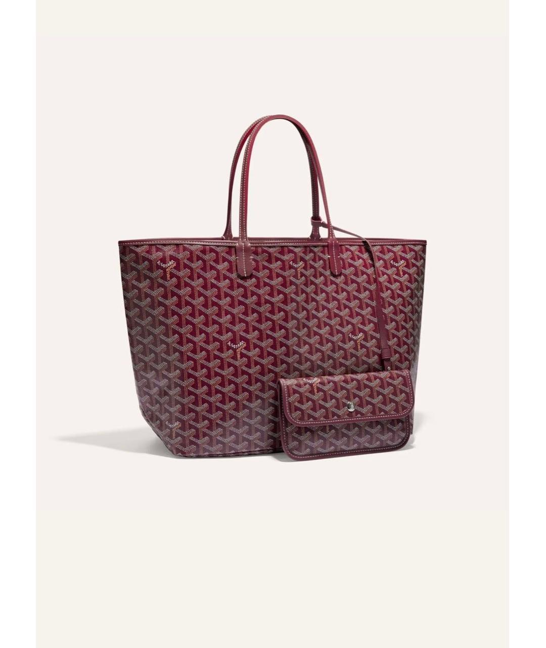 GOYARD Бордовая сумка тоут, фото 9