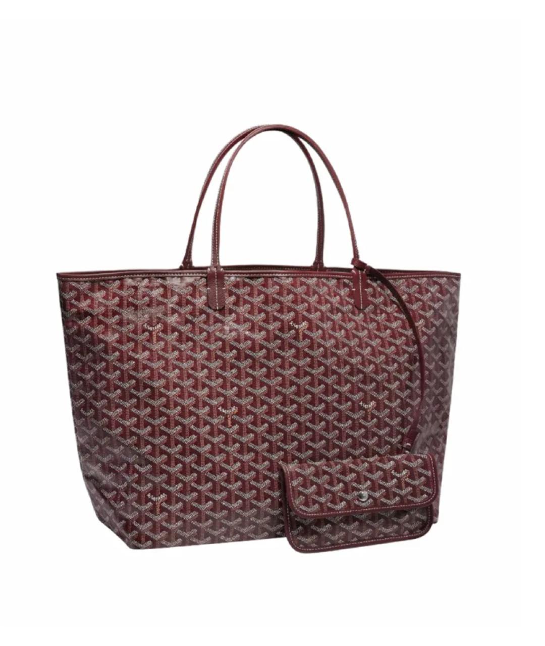 GOYARD Бордовая сумка тоут, фото 1