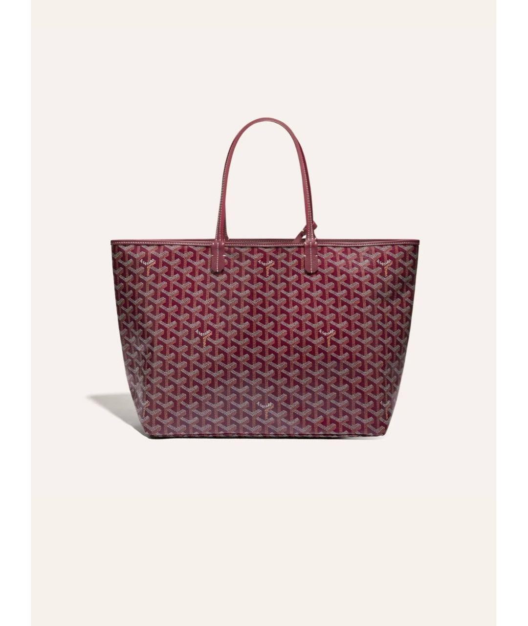 GOYARD Бордовая сумка тоут, фото 2