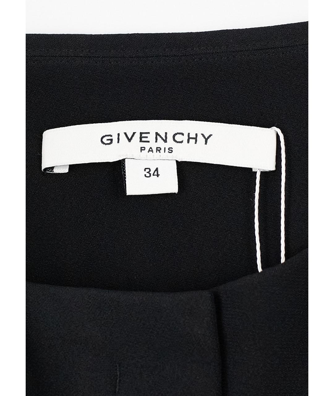 GIVENCHY Черные ацетатные брюки широкие, фото 3