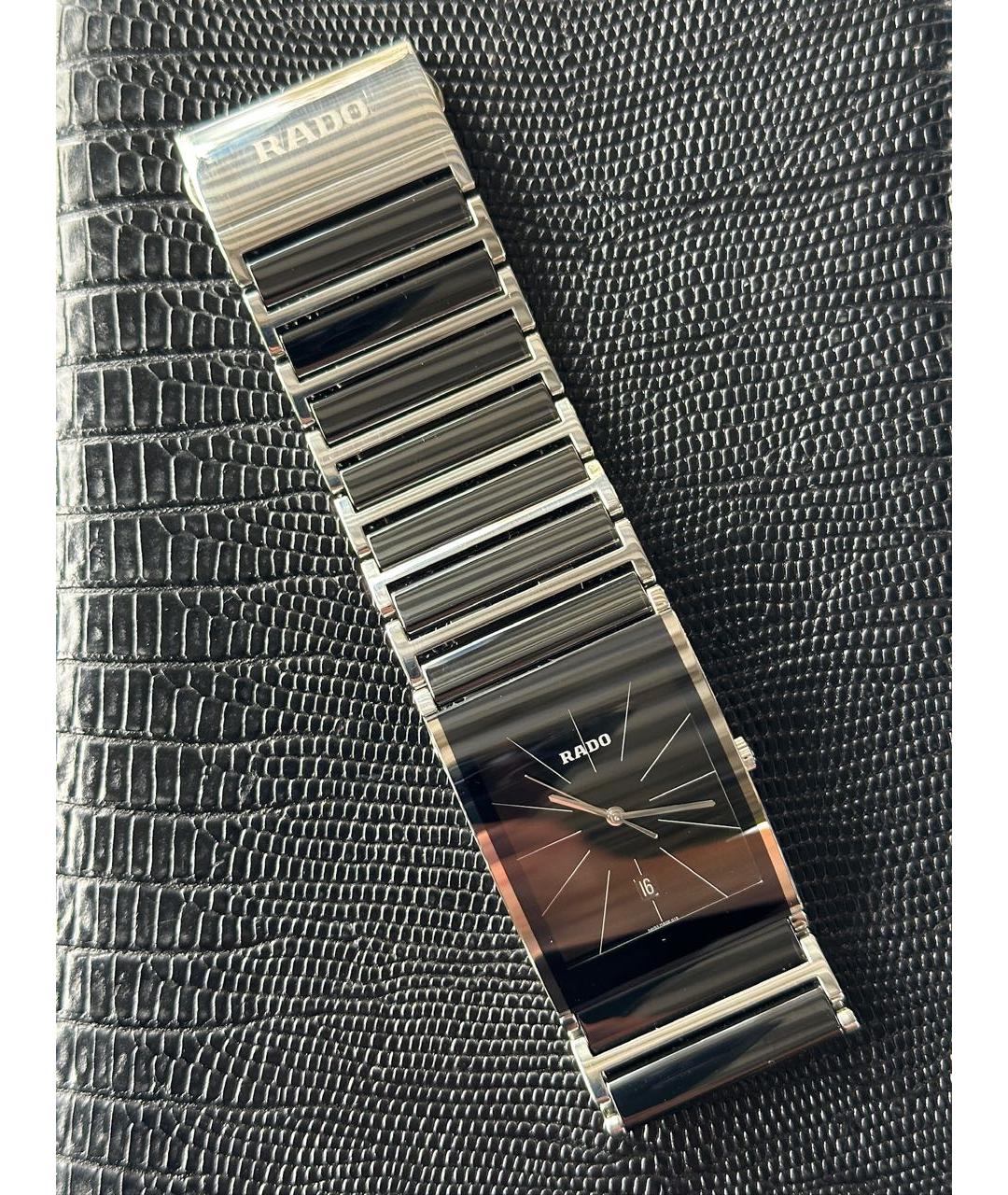 RADO Черные стальные часы, фото 4