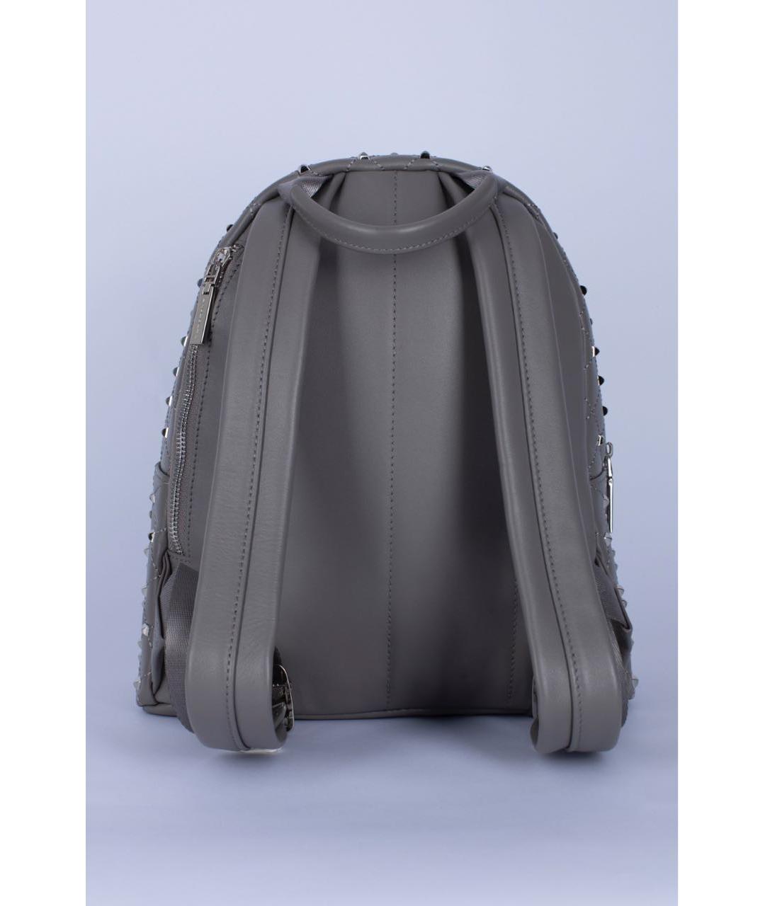 COACH Серый кожаный рюкзак, фото 2