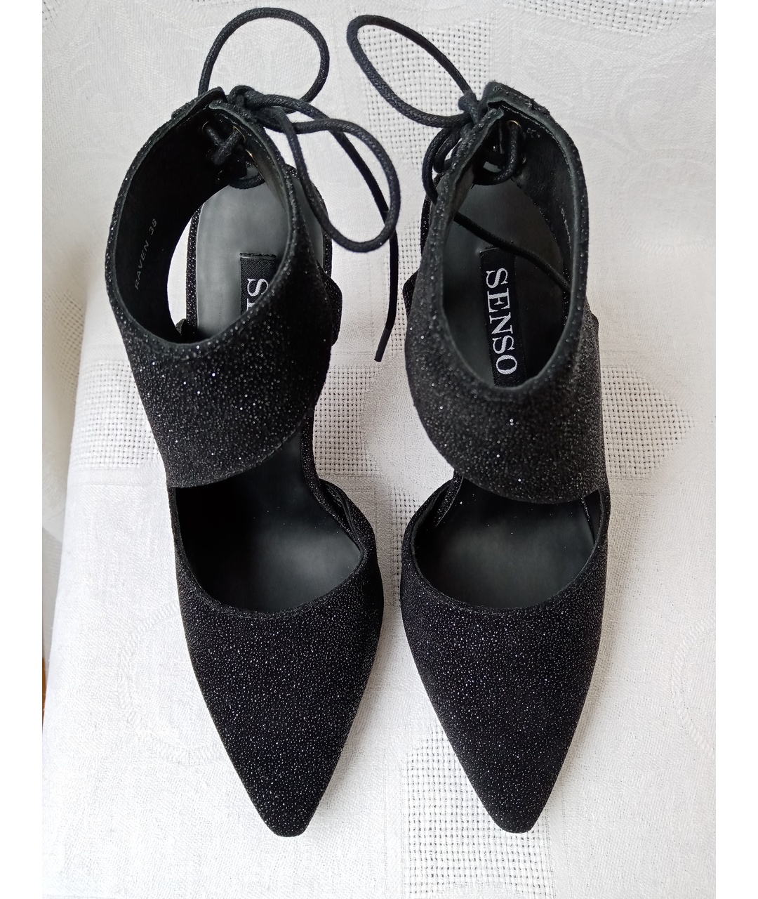 SENSO Черные нубуковые туфли, фото 3