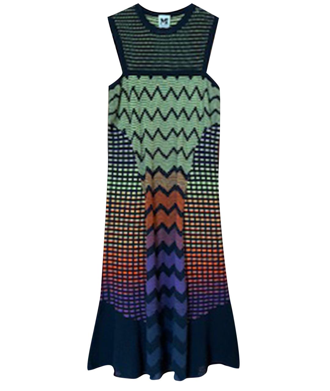 M MISSONI Мульти хлопковое повседневное платье, фото 1