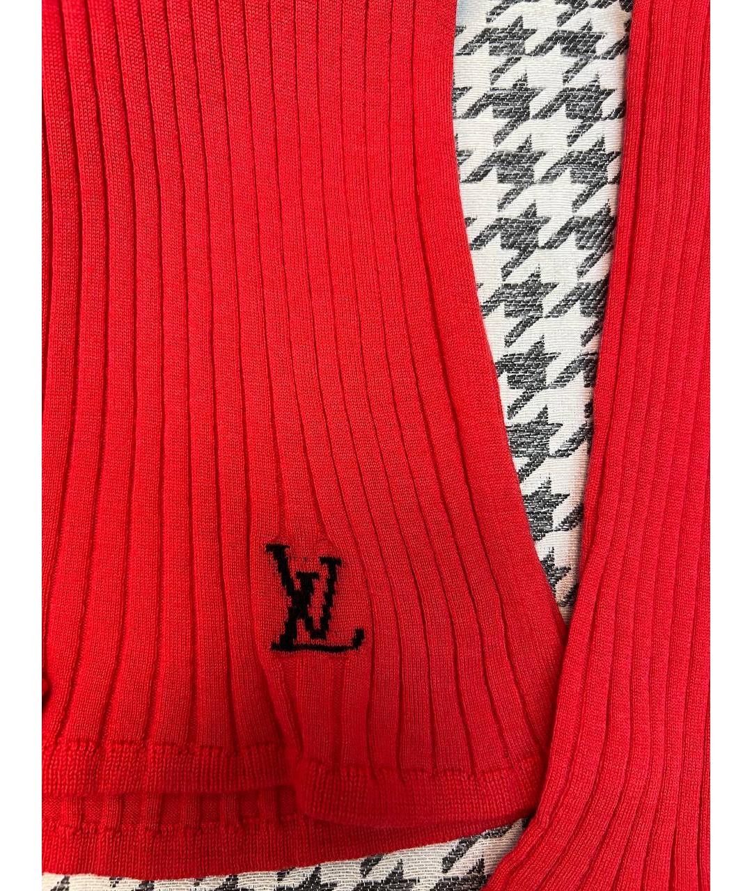 LOUIS VUITTON Красный джемпер / свитер, фото 7