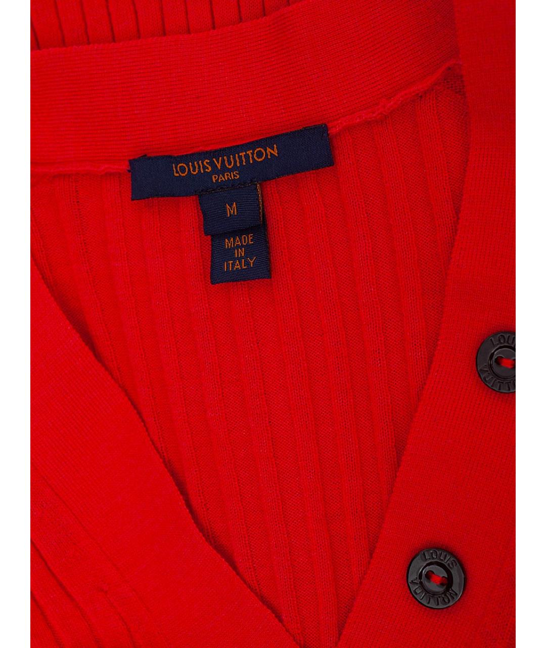 LOUIS VUITTON Красный джемпер / свитер, фото 3