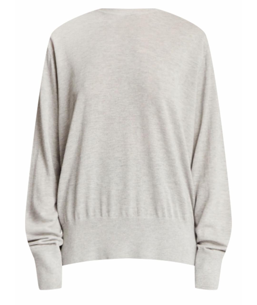 TOTEME Серый шелковый джемпер / свитер, фото 1