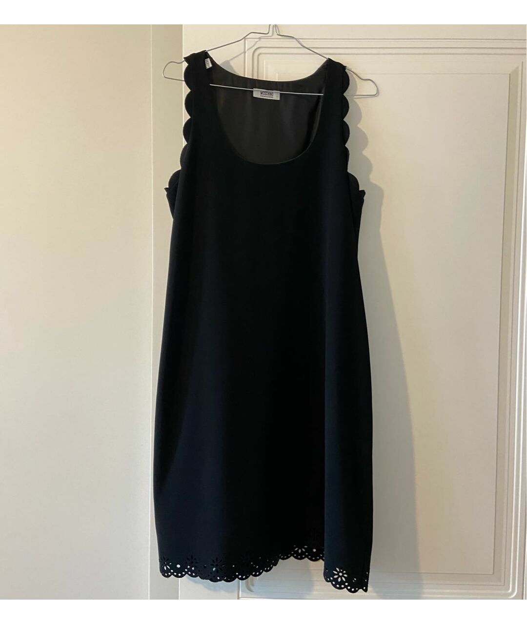 MOSCHINO Черное креповое коктейльное платье, фото 6