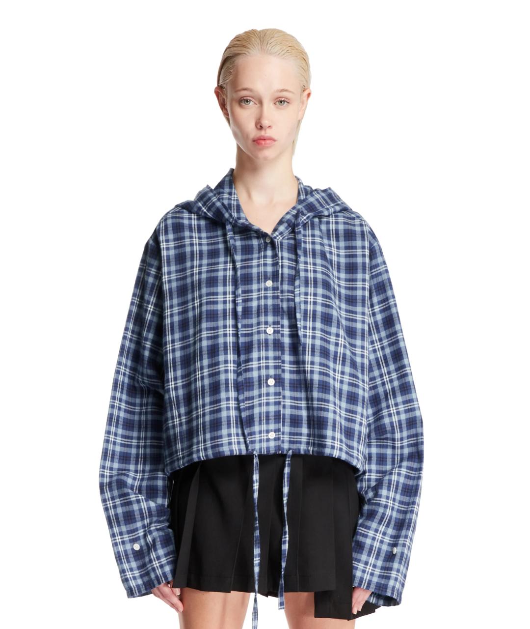 ACNE STUDIOS Синяя хлопковая рубашка, фото 6