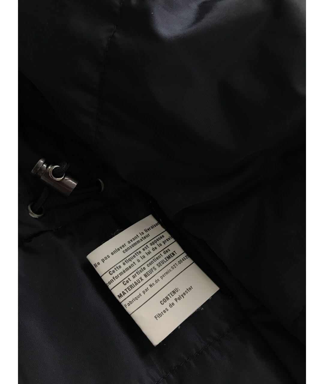 PRADA Темно-синяя полиамидовая куртка, фото 7