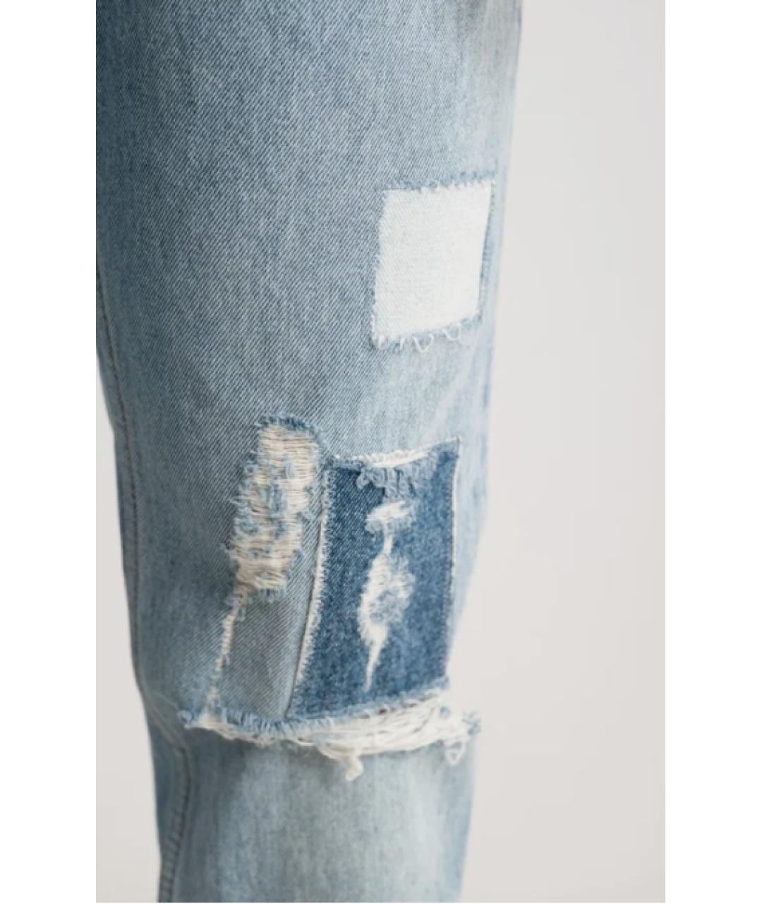 PALM ANGELS Синие прямые джинсы, фото 5