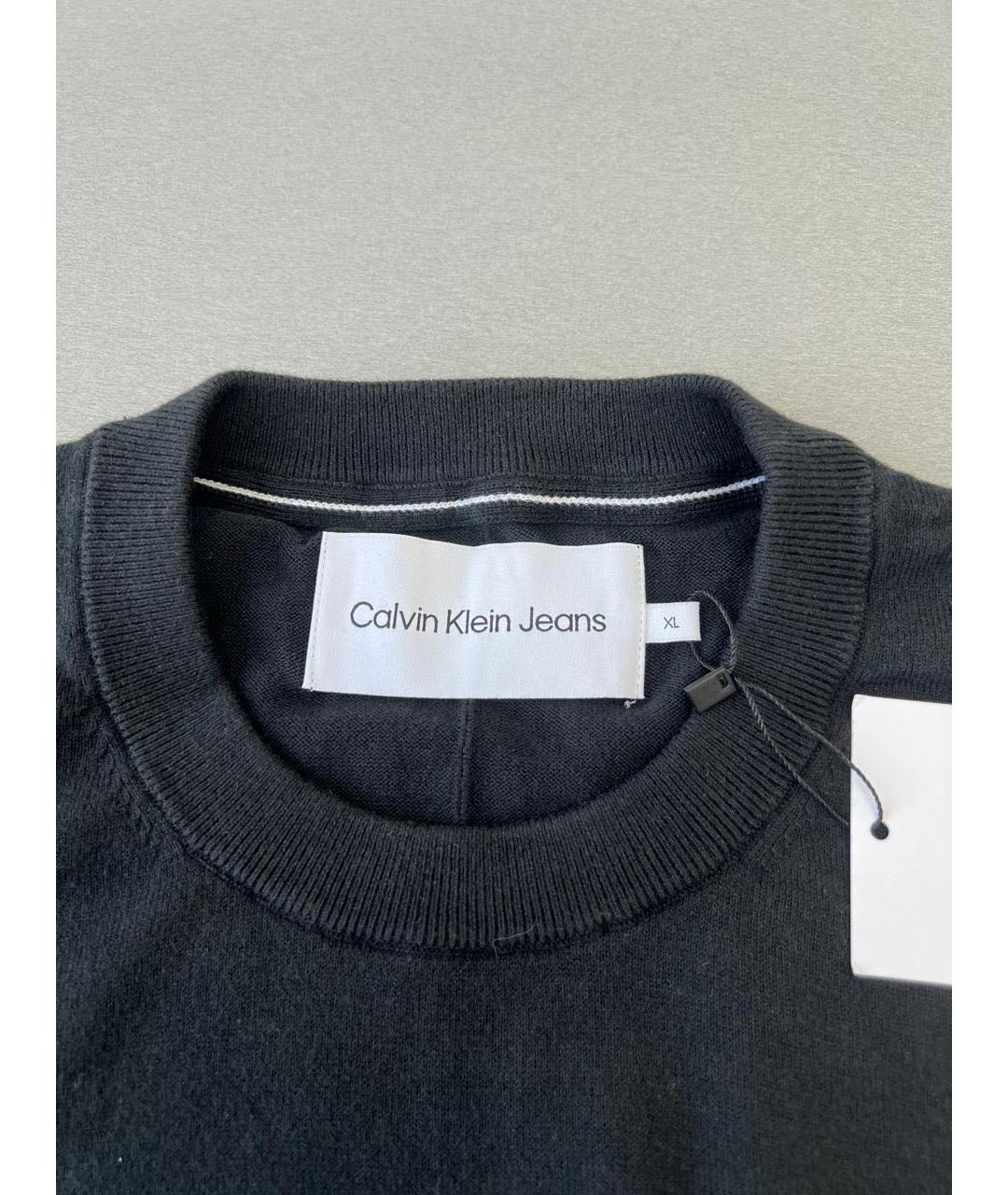 CALVIN KLEIN JEANS Черный джемпер / свитер, фото 3