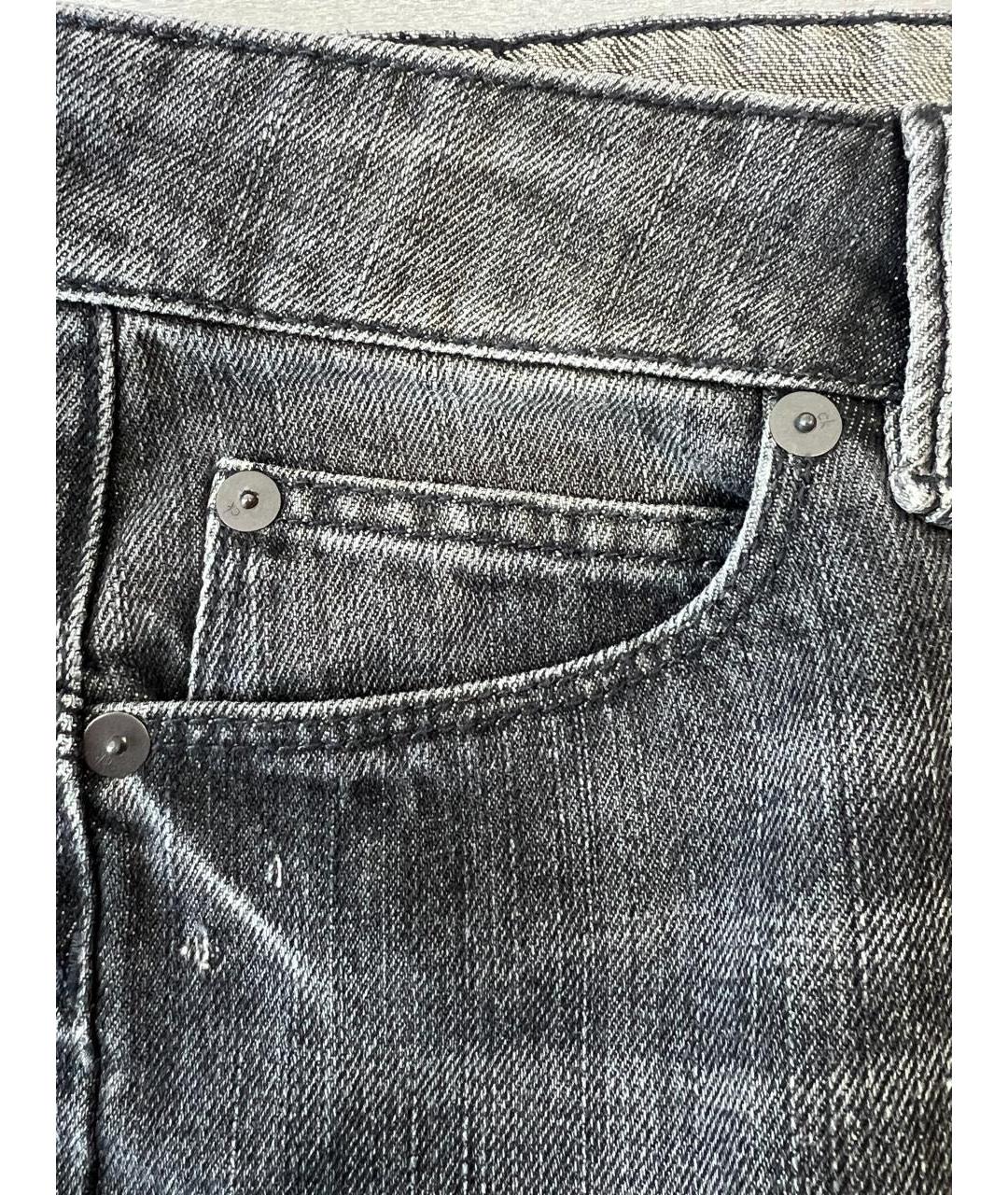 CALVIN KLEIN JEANS Темно-синие прямые джинсы, фото 3