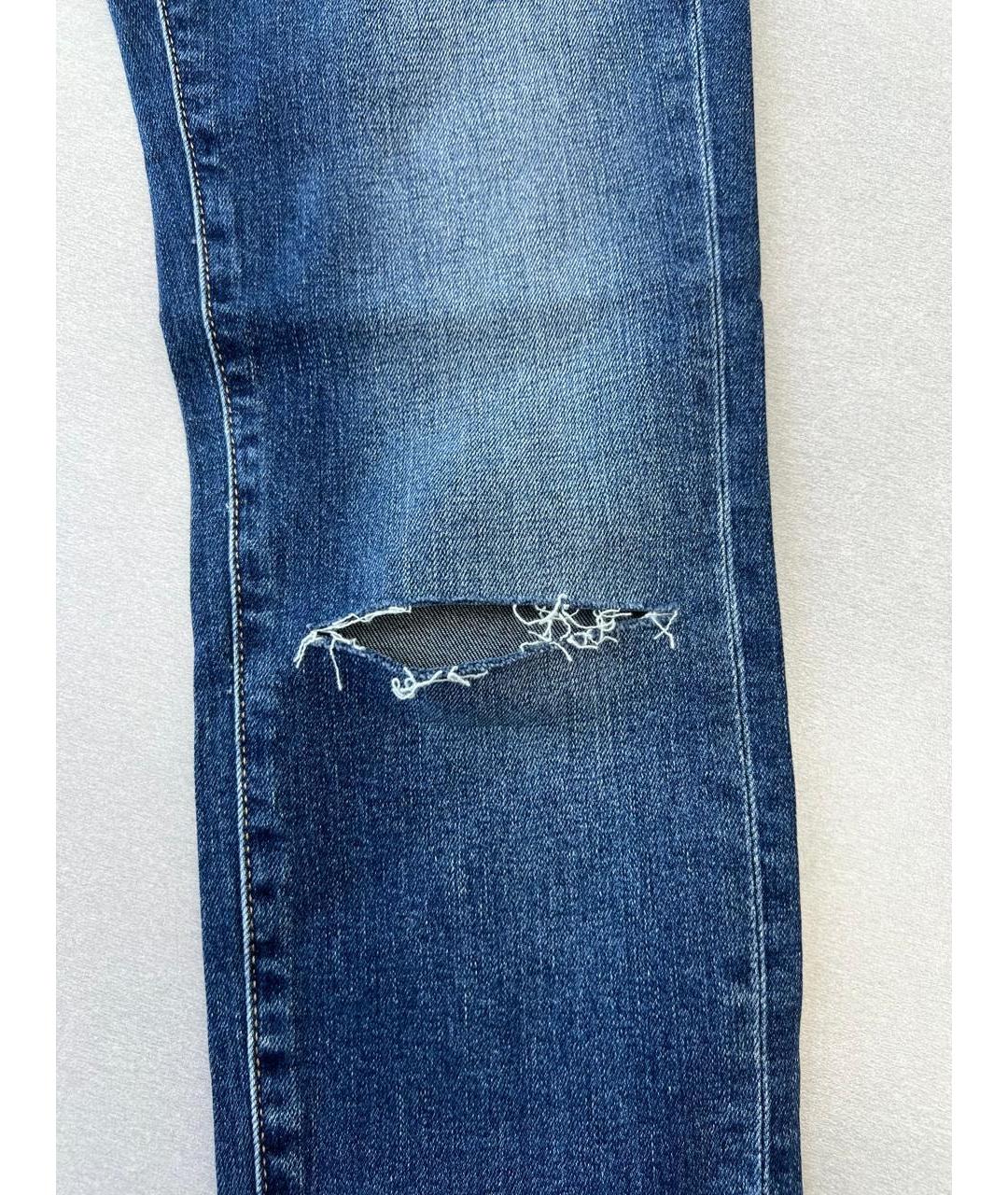 CALVIN KLEIN JEANS Темно-синие джинсы слим, фото 5