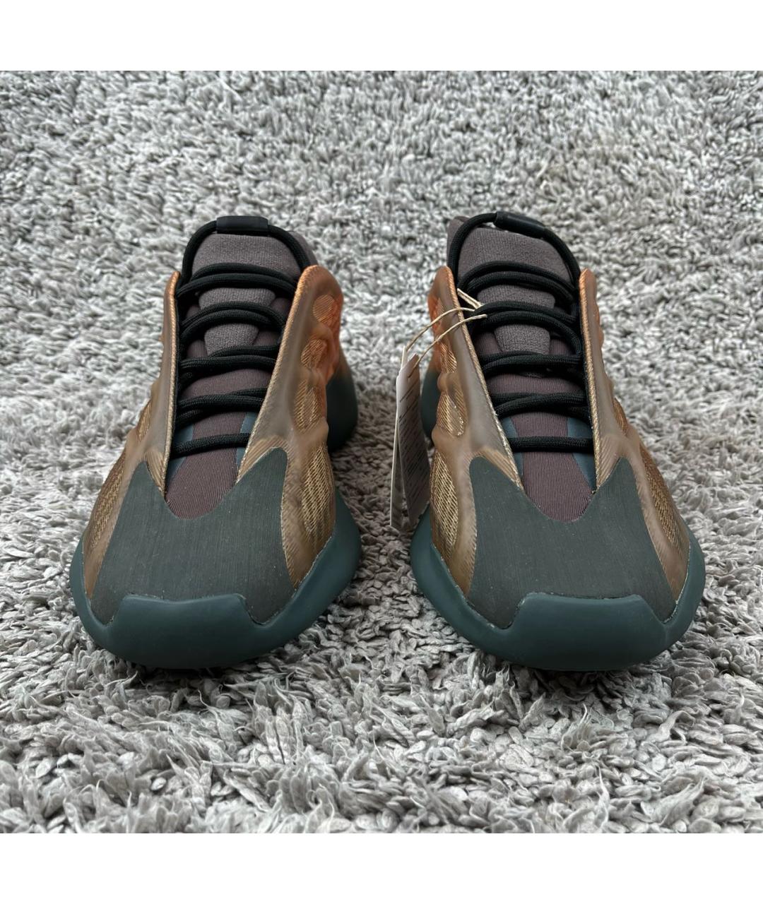 ADIDAS YEEZY Оранжевое низкие кроссовки / кеды, фото 2