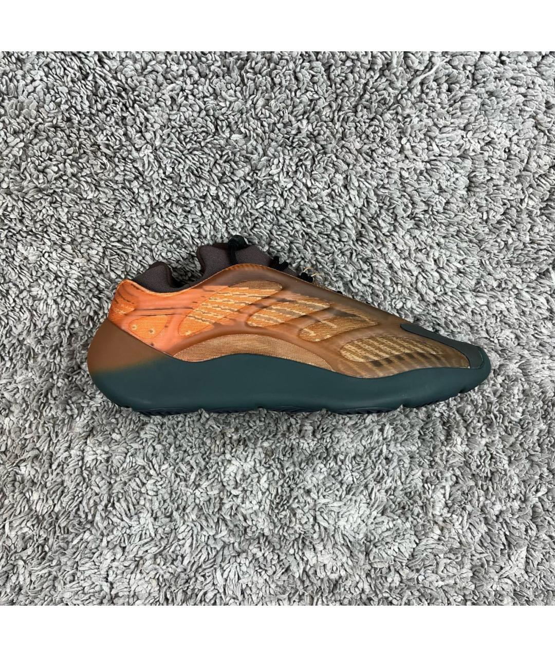 ADIDAS YEEZY Оранжевое низкие кроссовки / кеды, фото 9