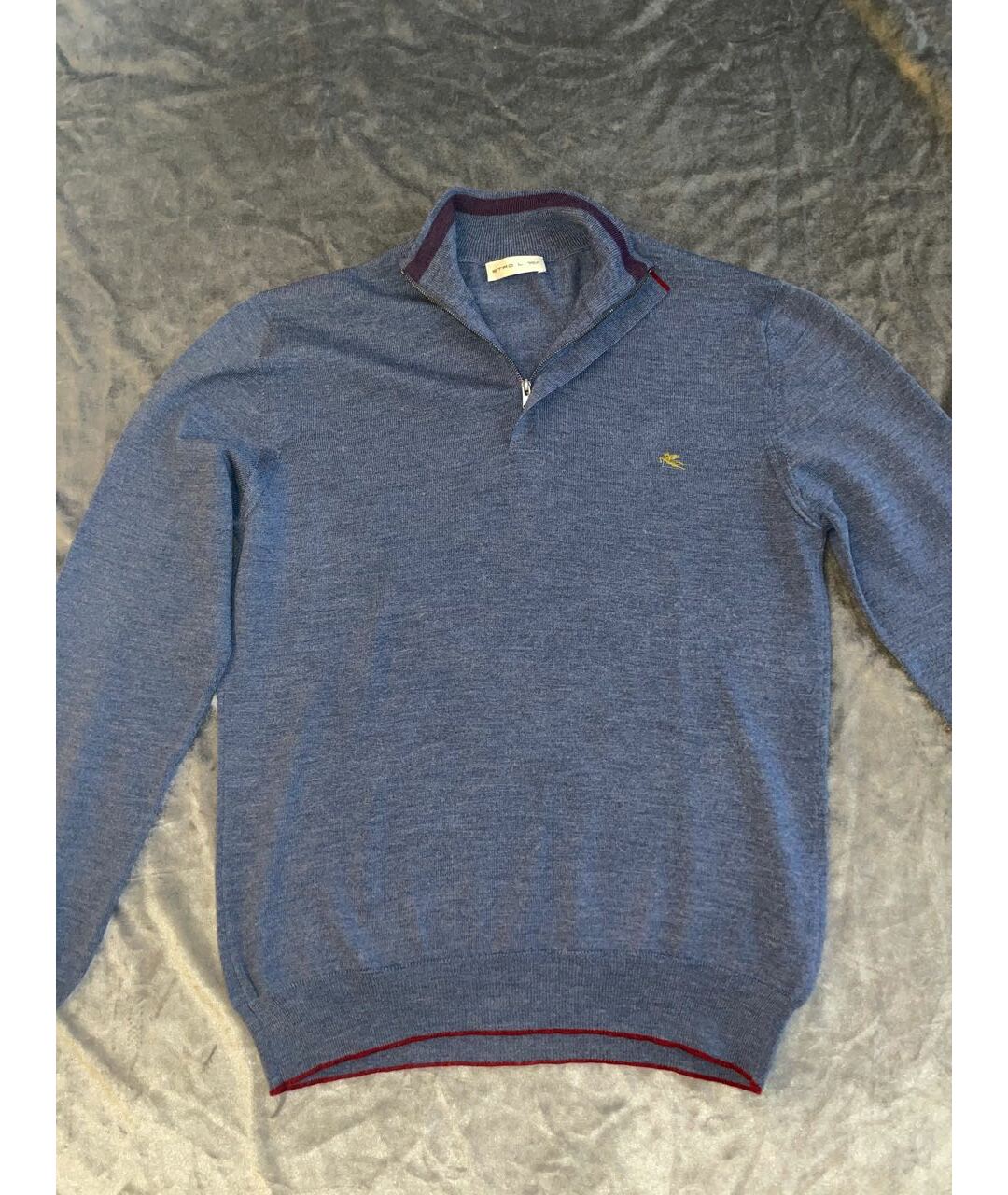 ETRO Синий кашемировый джемпер / свитер, фото 4