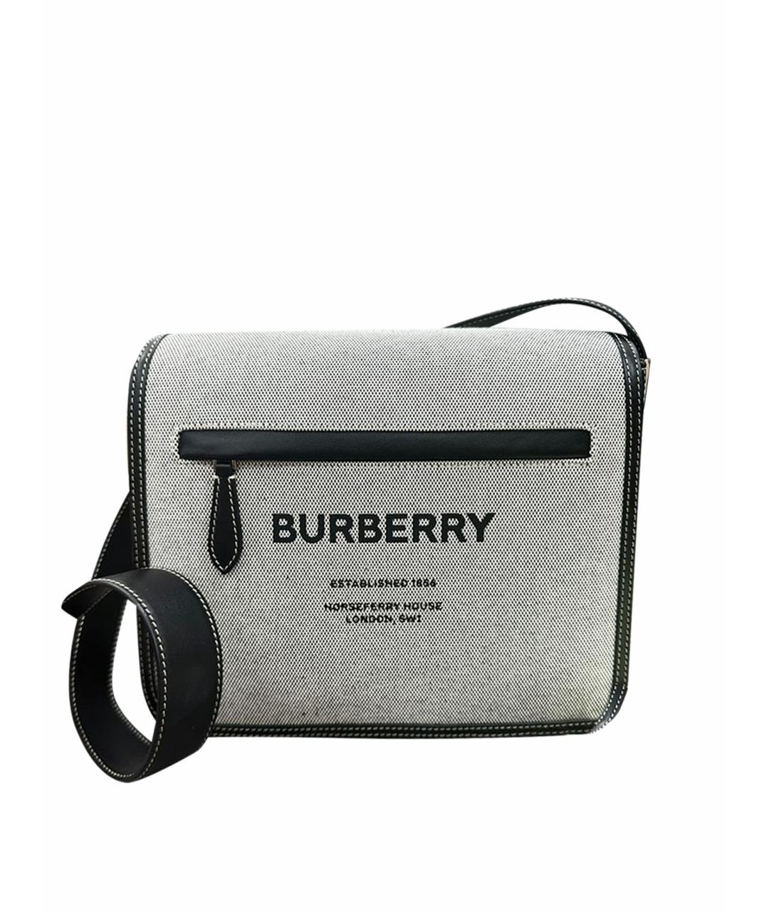 BURBERRY Кожаная сумка на плечо, фото 1