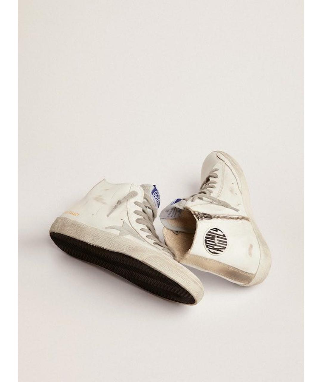 GOLDEN GOOSE DELUXE BRAND Белые кожаные кеды, фото 2