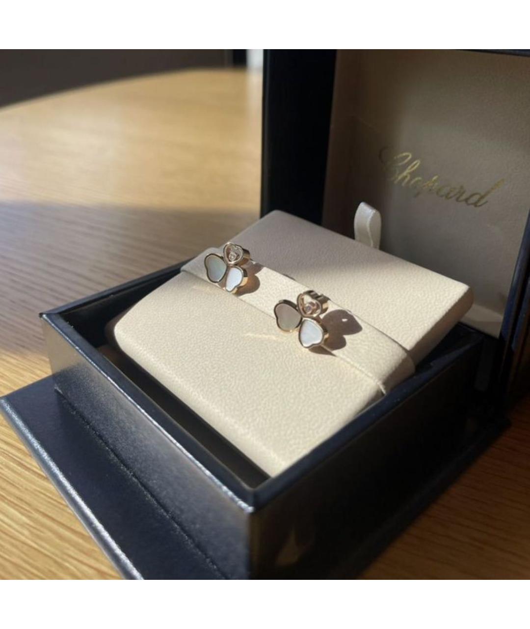 CHOPARD Золотые серьги из розового золота, фото 2