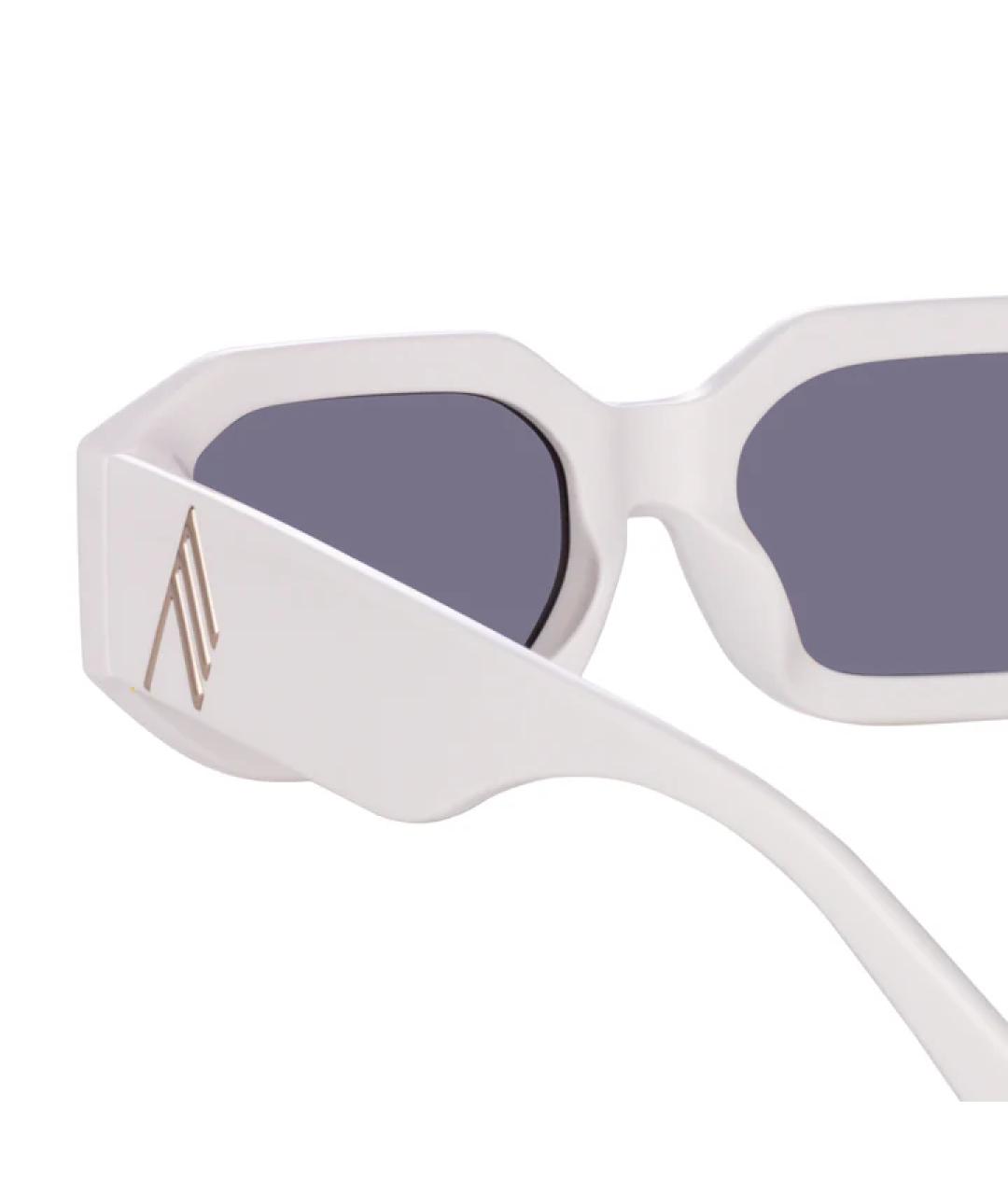 LINDA FARROW Белые солнцезащитные очки, фото 2