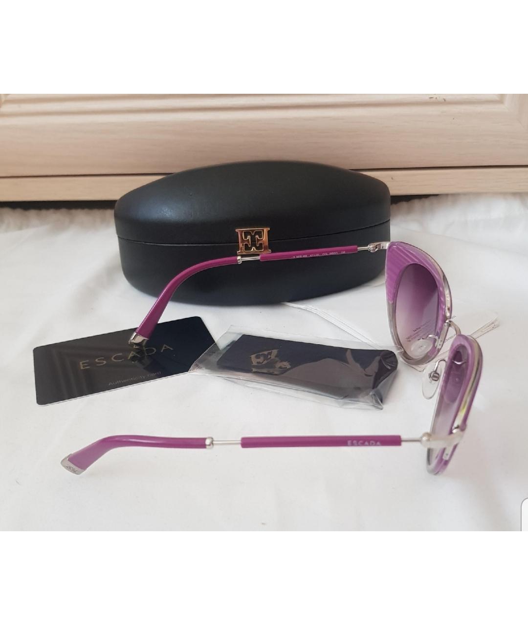 ESCADA Розовые пластиковые солнцезащитные очки, фото 6