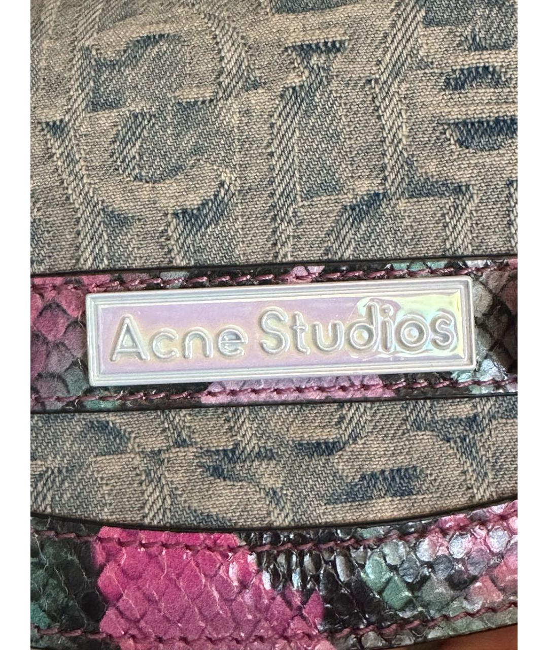 ACNE STUDIOS Мульти сумка тоут из экзотической кожи, фото 5