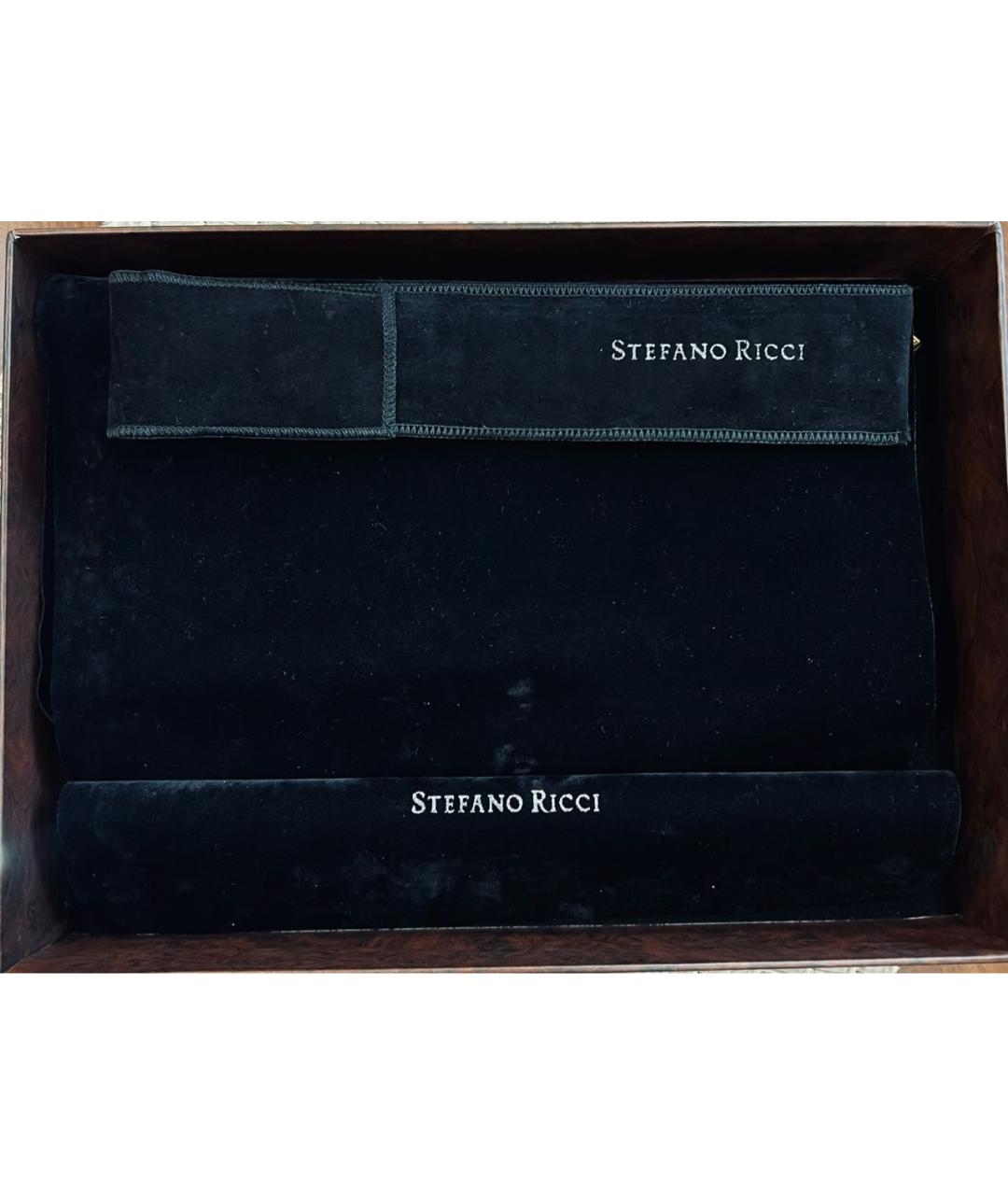 STEFANO RICCI Темно-синий кошелек из экзотической кожи, фото 4