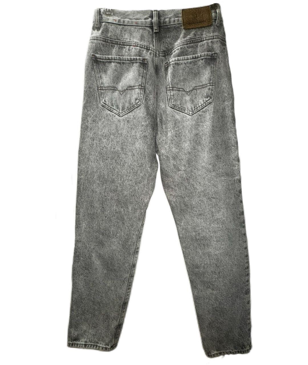 DIESEL Серые хлопковые прямые джинсы, фото 2