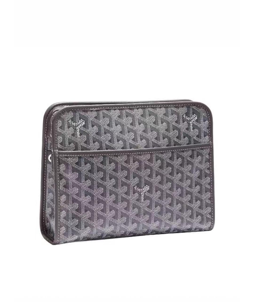 GOYARD Темно-синяя кожаная папка для документов, фото 1