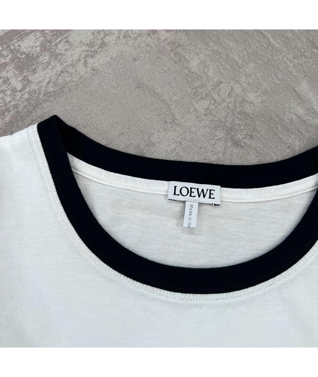 LOEWE Белая футболка, фото 3