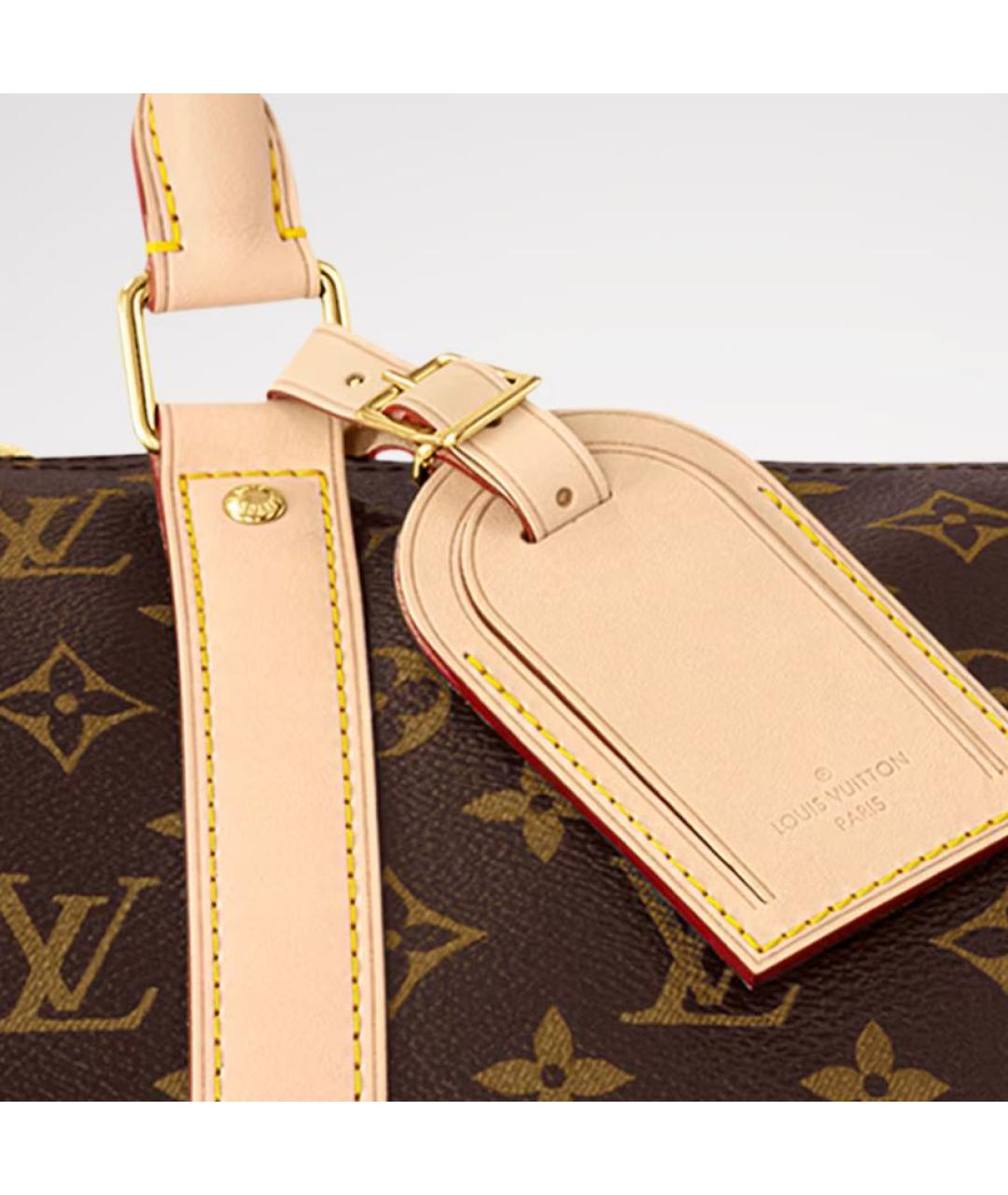 LOUIS VUITTON Коричневая дорожная/спортивная сумка, фото 5