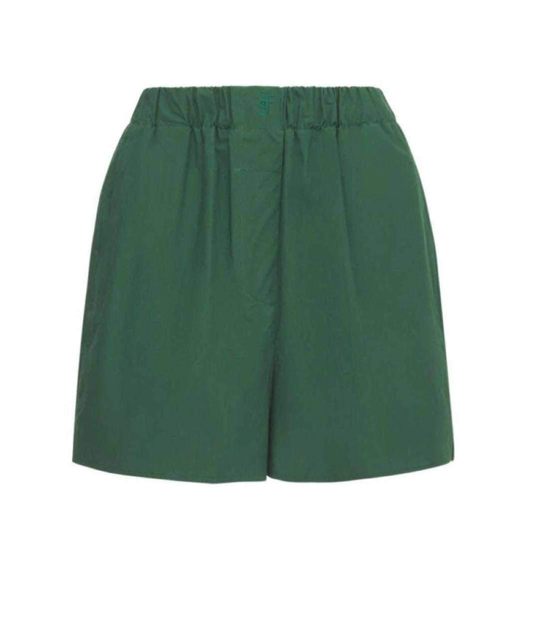 THE FRANKIE SHOP Зеленый хлопковый костюм с брюками, фото 2