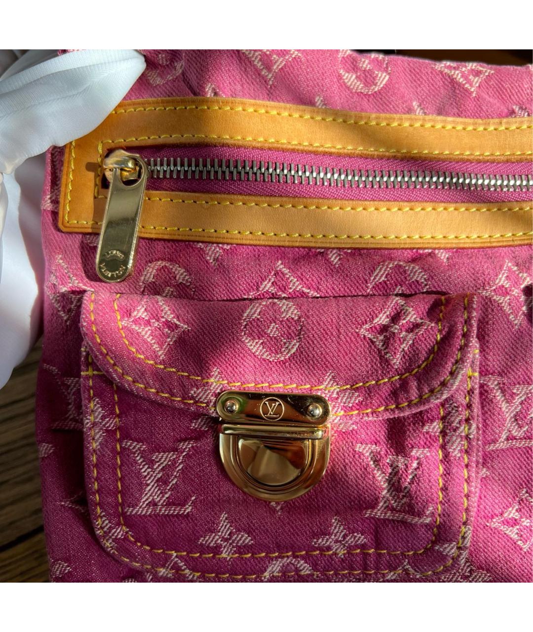 LOUIS VUITTON Розовая сумка с короткими ручками, фото 5