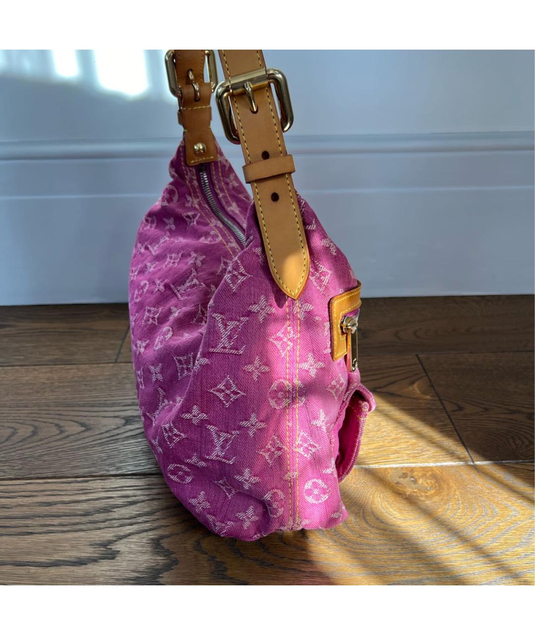LOUIS VUITTON Розовая сумка с короткими ручками, фото 2