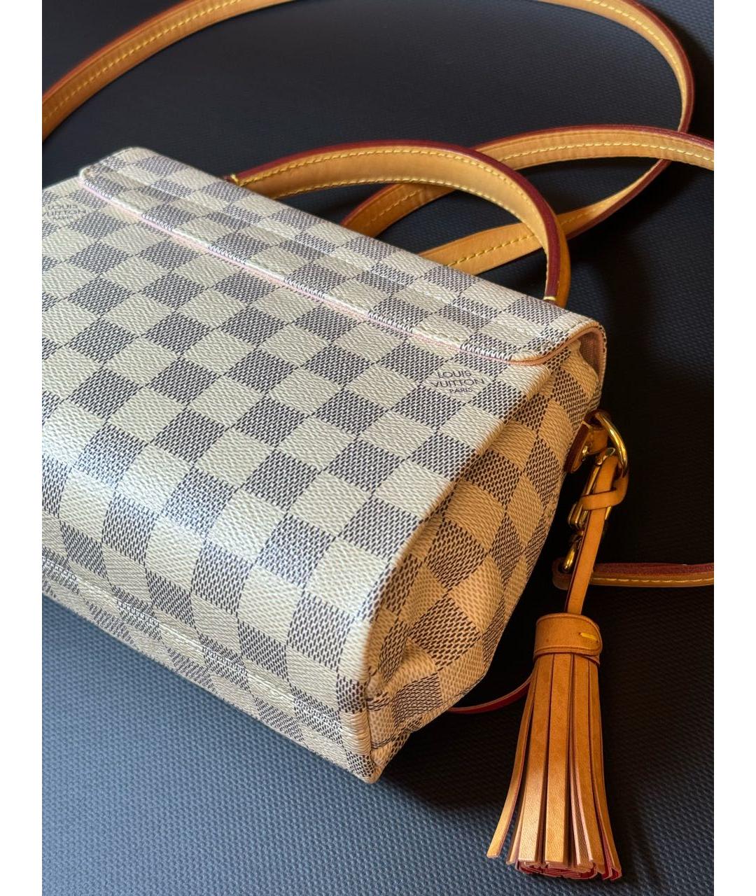 LOUIS VUITTON Белая сумка через плечо, фото 6