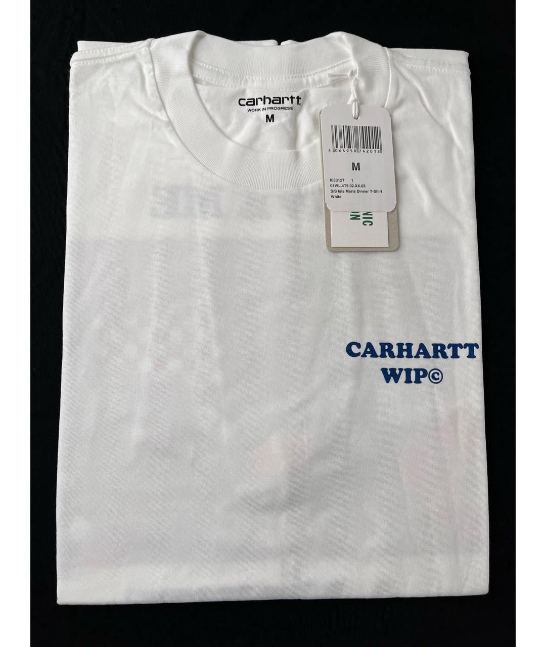 CARHARTT WIP Белая футболка, фото 4