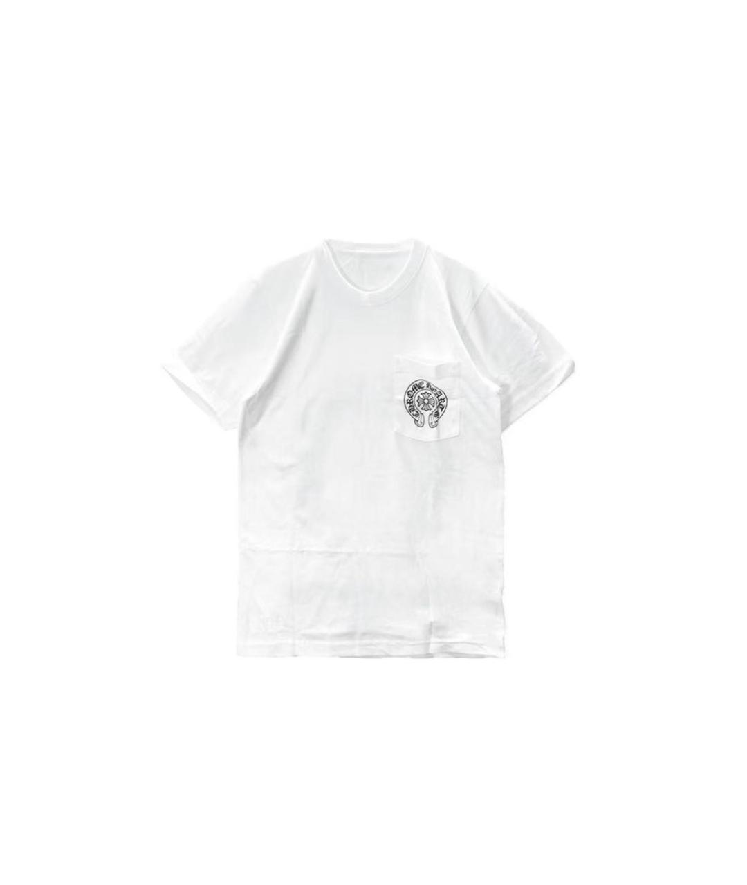 CHROME HEARTS Белая хлопковая футболка, фото 1
