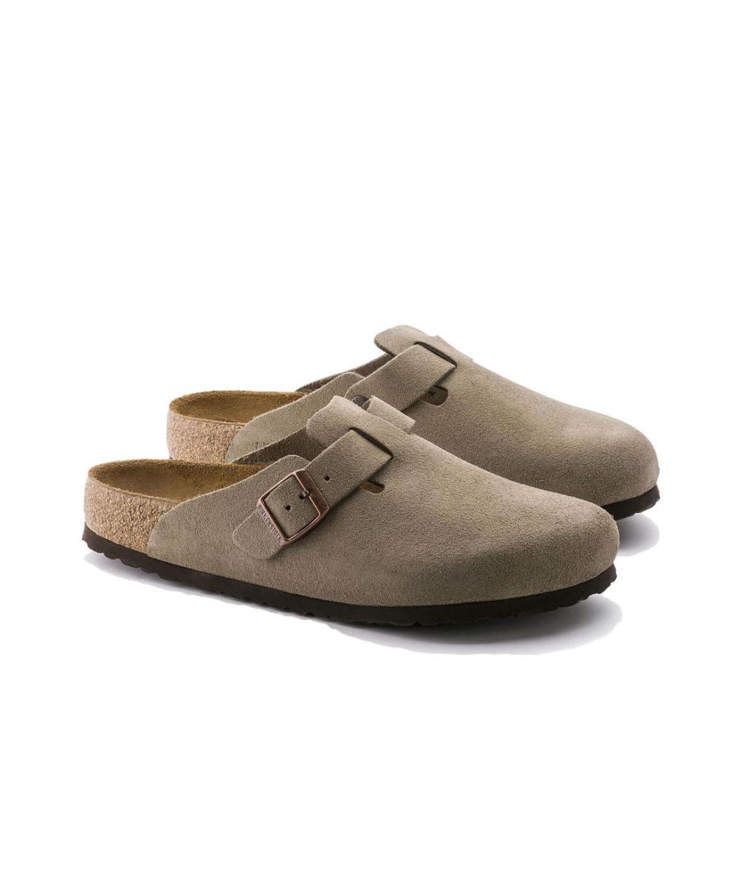 BIRKENSTOCK Бежевые сабо, фото 2