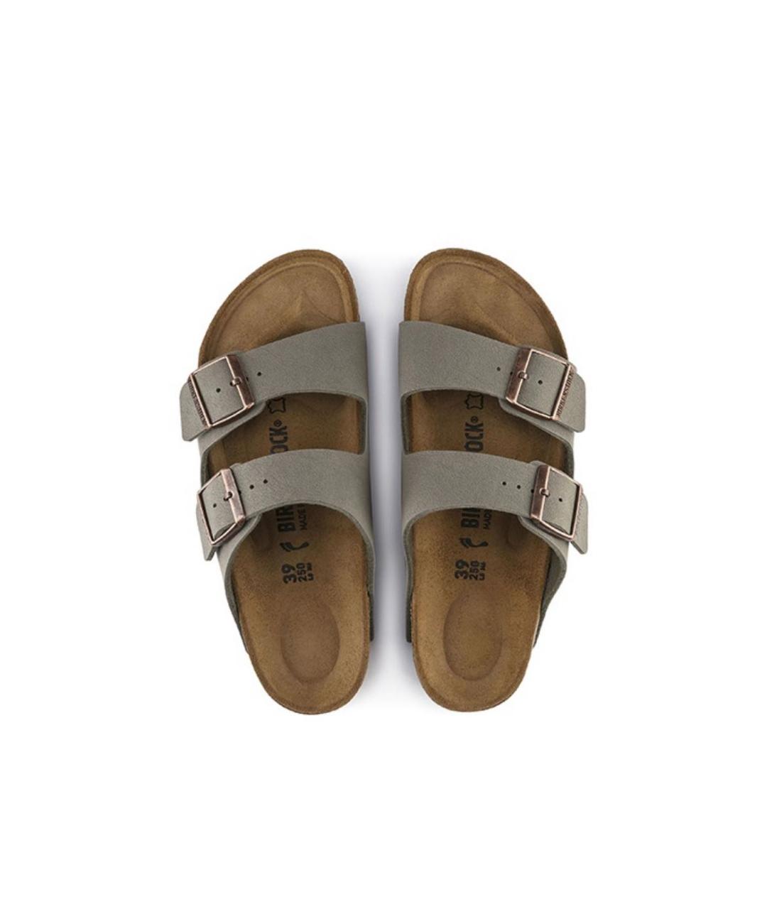 BIRKENSTOCK Бежевые сабо, фото 3